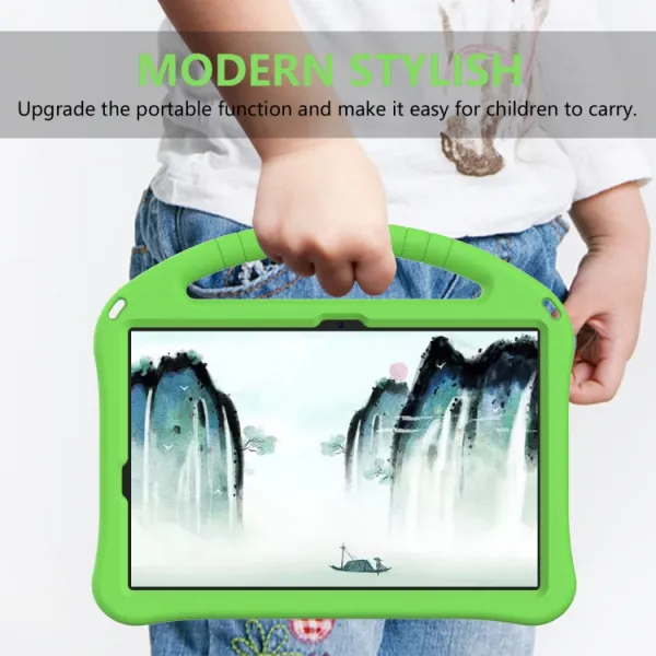 KIDDO Detský obal pre Samsung Galaxy Tab S9 zelený