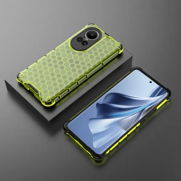 HONEYCOMB Ochranný kryt Oppo Reno10 5G / Reno10 Pro 5G zelený