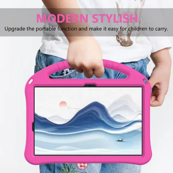 KIDDO Detský obal pre Samsung Galaxy Tab S9 ružový
