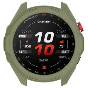 TPU HALF COVER Obal pre Garmin Approach S70 47mm zelený