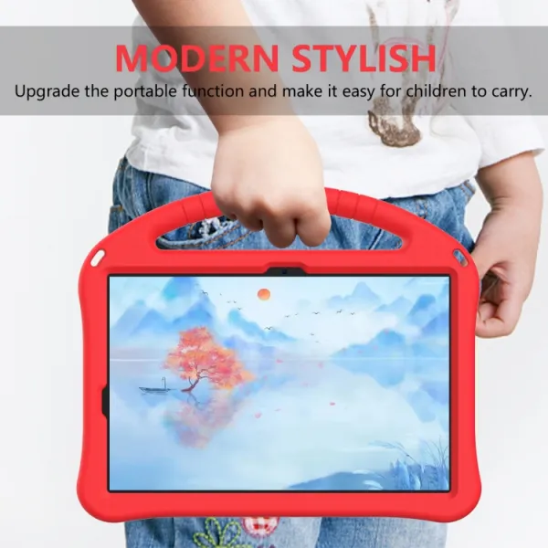 KIDDO Detský obal pre Samsung Galaxy Tab S9 červený