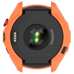 TPU HALF COVER Obal pre Garmin Approach S70 47mm oranžový