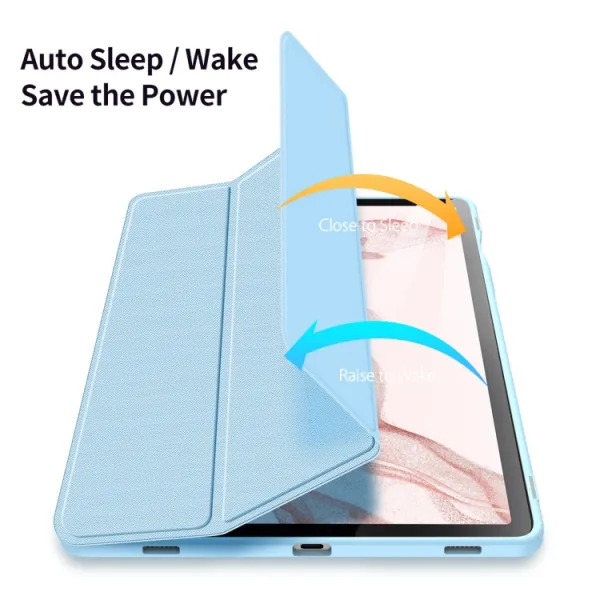 DUX TOBY Flipové puzdro pre Samsung Galaxy Tab S9 modré