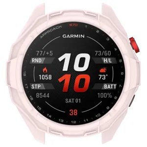 TPU HALF COVER Obal pre Garmin Approach S70 47mm ružový