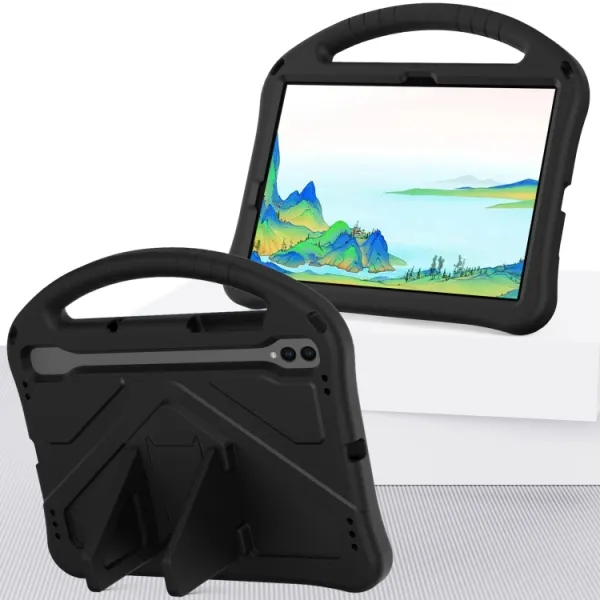 KIDDO Detský obal pre Samsung Galaxy Tab S9 čierny