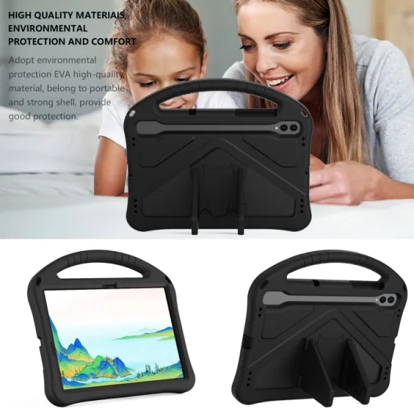 KIDDO Detský obal pre Samsung Galaxy Tab S9 čierny