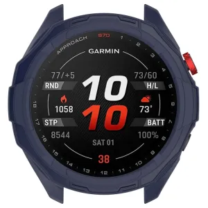 TPU HALF COVER Obal pre Garmin Approach S70 47mm modrý