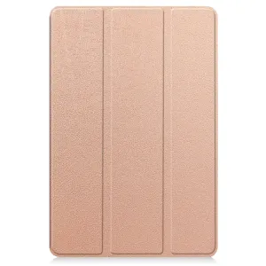 LEATHER Zaklápací kryt pre Xiaomi Redmi Pad SE ružovozlatý