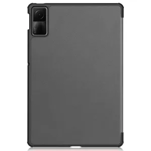 LEATHER Zaklápací kryt pre Xiaomi Redmi Pad SE šedý