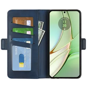 SIDE Peňaženkové puzdro pre Motorola Edge 40 modré