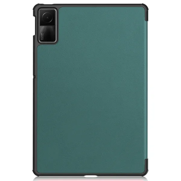 LEATHER Zaklápací kryt pre Xiaomi Redmi Pad SE zelený
