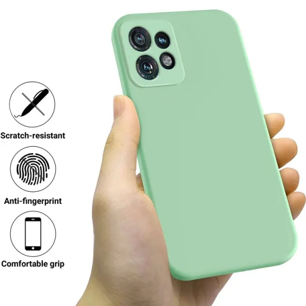 RUBBER Ochranný kryt pre Motorola Edge 40 Pro zelený