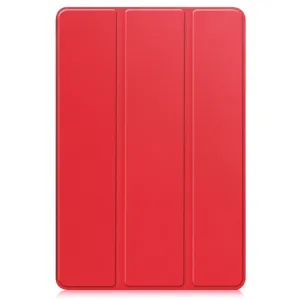 LEATHER Zaklápací kryt pre Xiaomi Redmi Pad SE červený