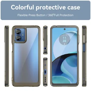 CRYSTAL Ochranný kryt pre Motorola Moto G14 šedý