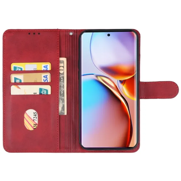 SMOOTH Peňaženkové puzdro pre Motorola Edge 40 Pro červené