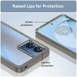 CRYSTAL Ochranný kryt pre Motorola Moto G14 šedý