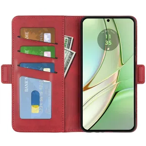 SIDE Peňaženkové puzdro pre Motorola Edge 40 červené