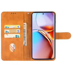 SMOOTH Peňaženkové puzdro pre Motorola Edge 40 Pro hnedé