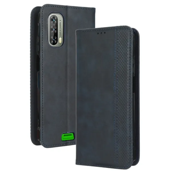 BUSINESS Peňaženkový kryt pre Blackview BV7100 modrý