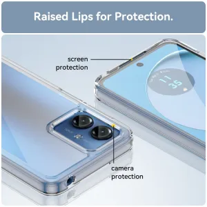 CRYSTAL Ochranný kryt pre Motorola Moto G14 priehľadný