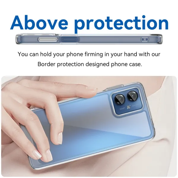 CRYSTAL Ochranný kryt pre Motorola Moto G14 priehľadný