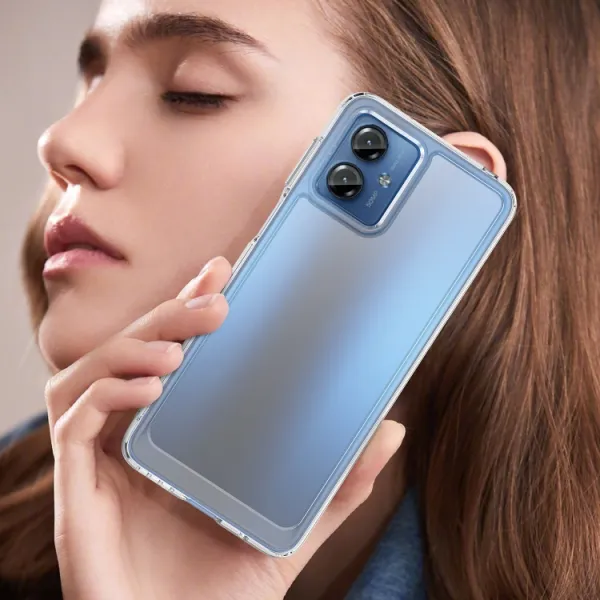 CRYSTAL Ochranný kryt pre Motorola Moto G14 priehľadný