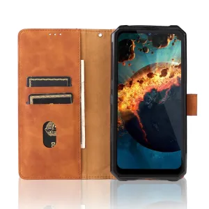 Peňaženkové puzdro pre Oukitel WP15 hnedé