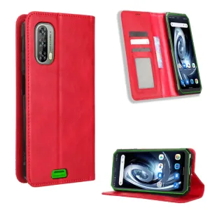 BUSINESS Peňaženkový kryt pre Blackview BV7100 červený