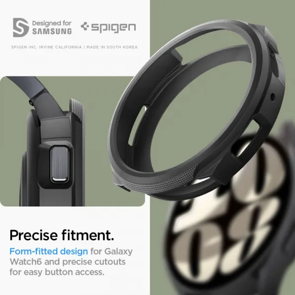 SPIGEN LIQUID AIR Obal pre Samsung Galaxy Watch6 40mm MATTE BLACK