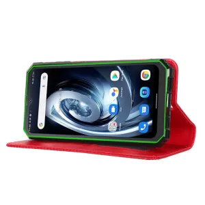 BUSINESS Peňaženkový kryt pre Blackview BV7100 červený