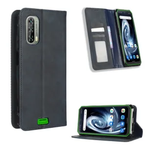 BUSINESS Peňaženkový kryt pre Blackview BV7100 modrý
