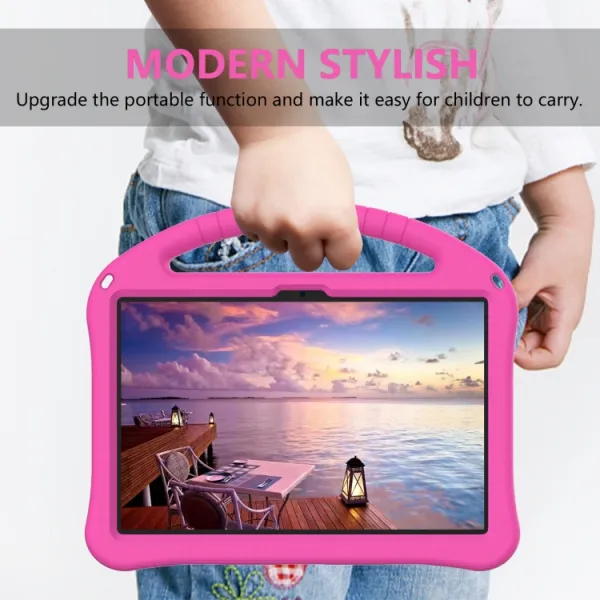 KIDDO Detský obal pre Google Pixel Tablet ružový