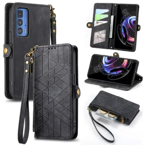 GEOM Peňaženkové puzdro pre Motorola Edge 40 Pro čierne