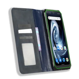 BUSINESS Peňaženkový kryt pre Blackview BV7100 modrý
