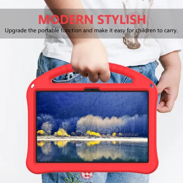KIDDO Detský obal pre Google Pixel Tablet červený