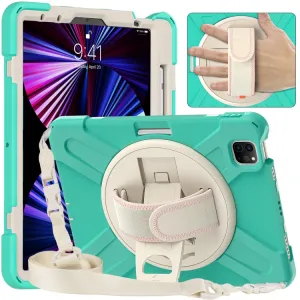 SOLID Odolný kryt pre Apple iPad Pro 11 (2022 / 2021 / 2020 / 2018) mentolový