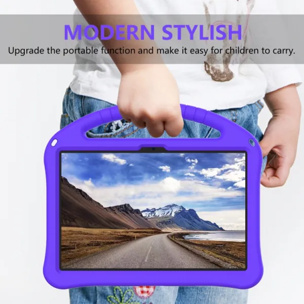 KIDDO Detský obal pre Google Pixel Tablet fialový