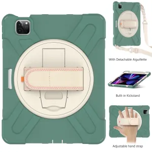 SOLID Odolný kryt pre Apple iPad Pro 11 (2022 / 2021 / 2020 / 2018) tmavozelený