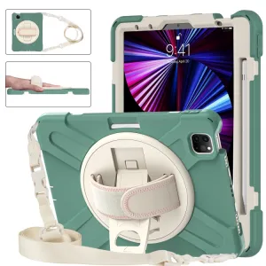 SOLID Odolný kryt pre Apple iPad Pro 11 (2022 / 2021 / 2020 / 2018) tmavozelený