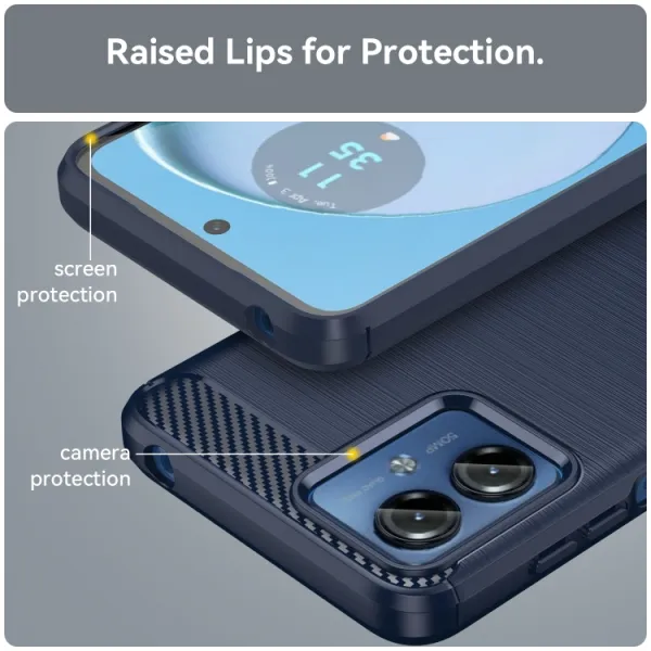 FLEXI TPU Kryt pre Motorola Moto G14 modrý