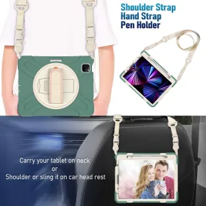 SOLID Odolný kryt pre Apple iPad Pro 11 (2022 / 2021 / 2020 / 2018) tmavozelený