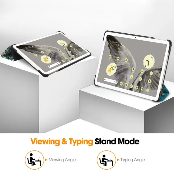 ART Zaklápací obal Google Pixel Tablet APRICOT BLOSSOM