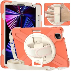 SOLID Odolný kryt pre Apple iPad Pro 11 (2022 / 2021 / 2020 / 2018) oranžový