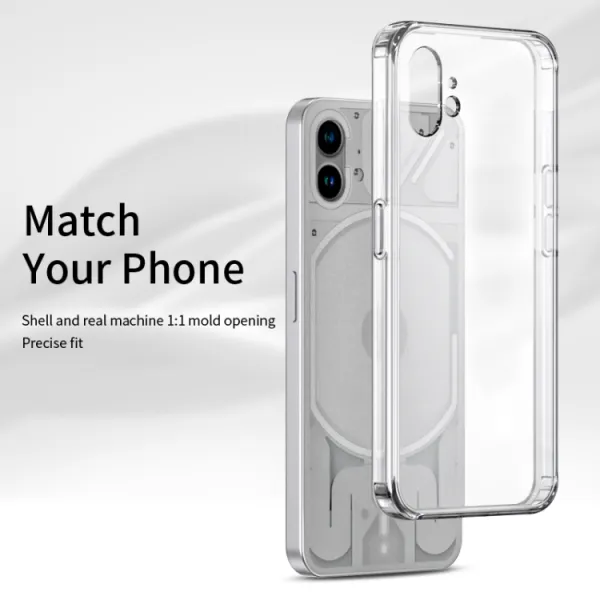 SHOCK Extra odolný kryt Nothing Phone 1 priehľadný