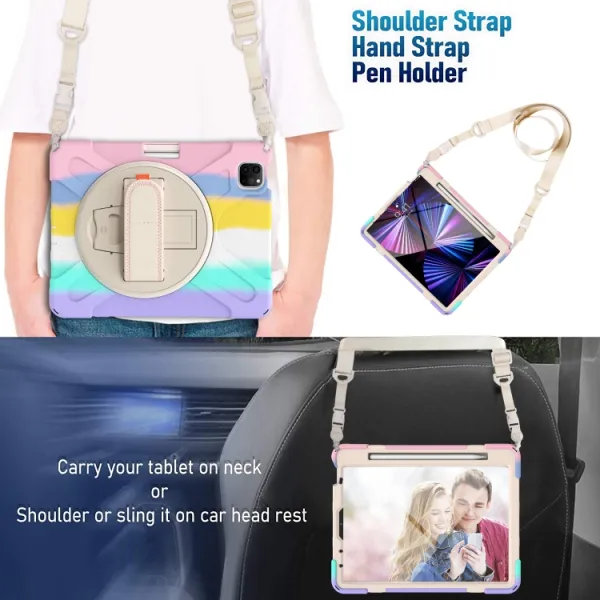 SOLID Odolný kryt pre Apple iPad Pro 11 (2022 / 2021 / 2020 / 2018) COLORFUL