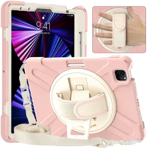 SOLID Odolný kryt pre Apple iPad Pro 11 (2022 / 2021 / 2020 / 2018) ružový