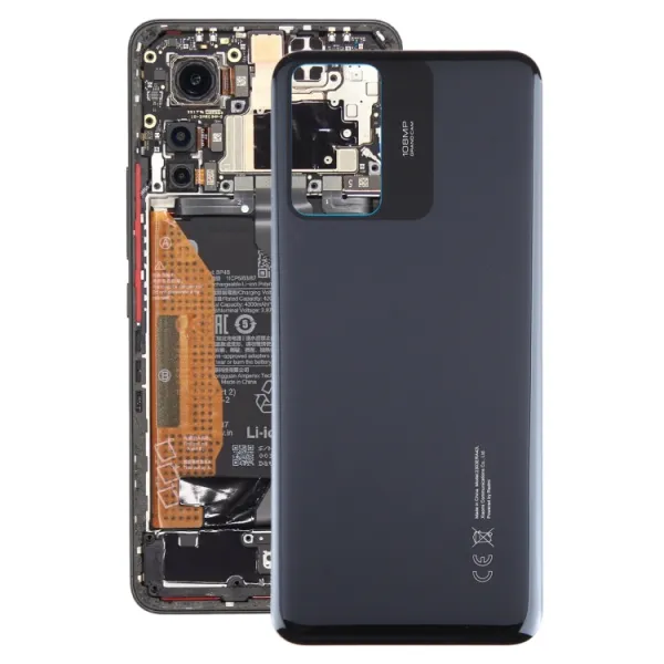 Originál Zadný kryt (kryt batérie) Xiaomi Redmi Note 12S čierny