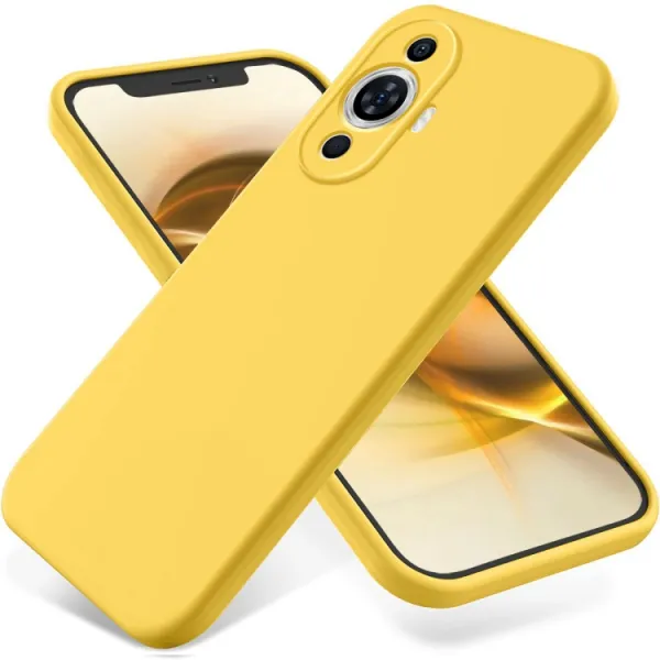 RUBBER Ochranný kryt pre Huawei Nova 11 žltý