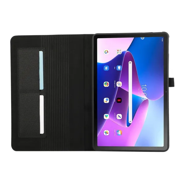 FABRIC Zaklápací obal pre Lenovo Tab M10 5G čierny