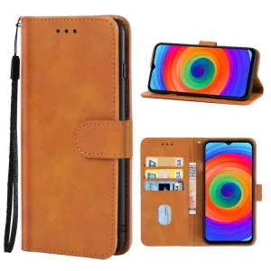 SMOOTH Peňaženkové puzdro pre Ulefone Note 14 hnedé
